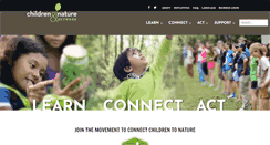 Desktop Screenshot of childrenandnature.org